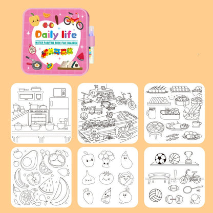 Reusable Water Painting Books for Kids