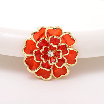 Luxury Crystal Floral Button Covers for Women Blouses