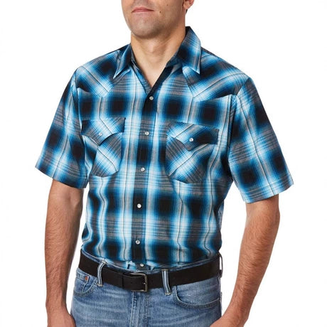 Men's Ely Cattleman Stripe Western Snap Shirt
