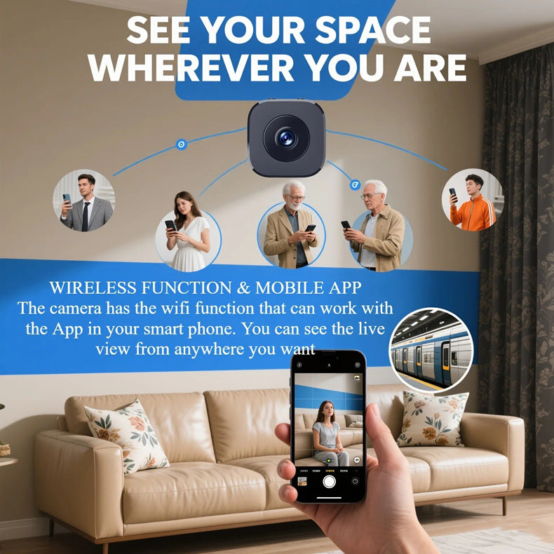 1080P Wi-Fi Surveillance Camera with Night Vision