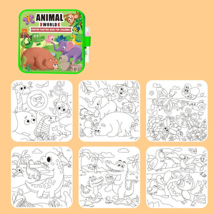 Reusable Water Painting Books for Kids