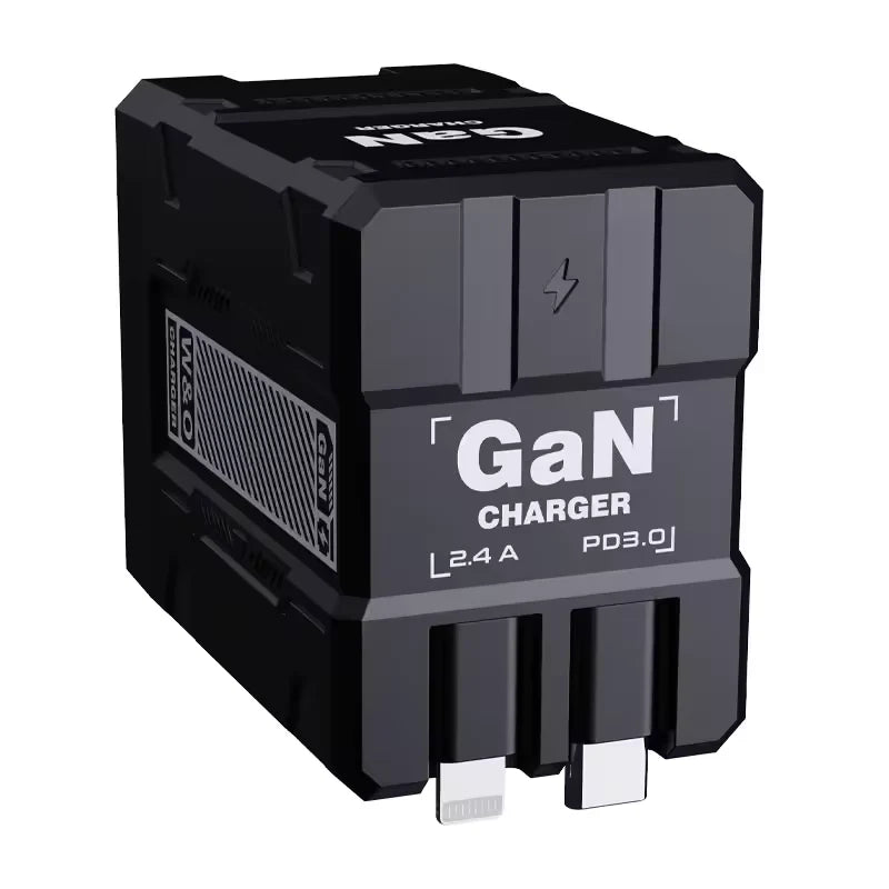 2 in 1 GaN Charger 120W Fast Charging for iPhone & Samsung