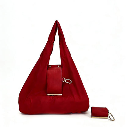 Foldable Keychain Storage Tote Bag for Women