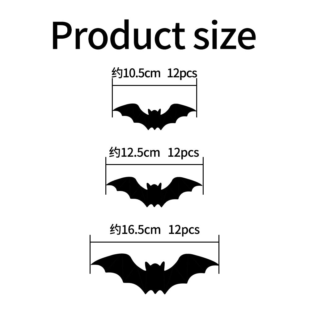🔥 3D LED Bat Wall Decorations – 🦇 Create A Spooky Halloween Glow