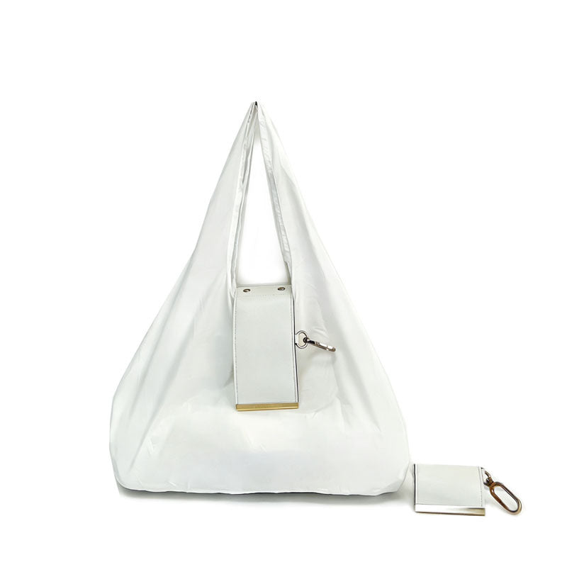 Foldable Keychain Storage Tote Bag for Women