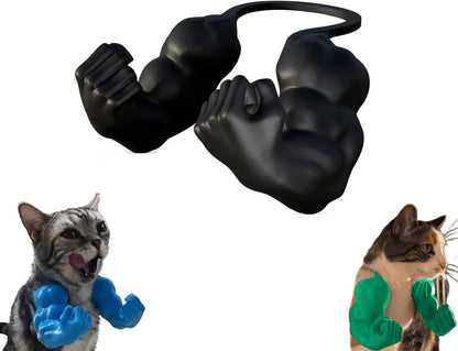 Funny Cat Muscle Arms Costume | Hilarious Pet Photo Prop