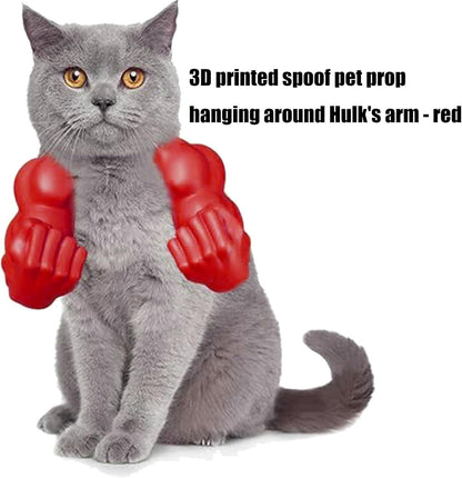 Funny Cat Muscle Arms Costume | Hilarious Pet Photo Prop