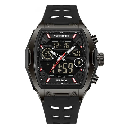 Men's Fashion Quartz Digital Watch - Sporty & Luminous