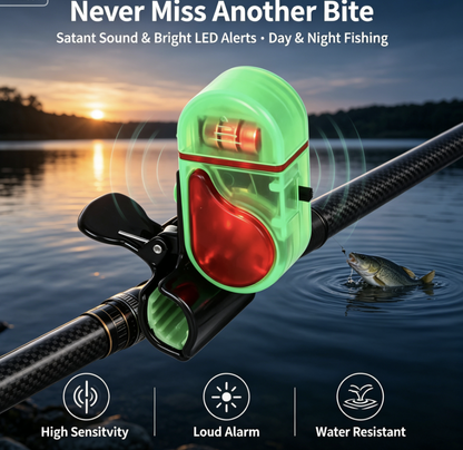 🎣Fishing Bite Alarm with Sound & LED Light