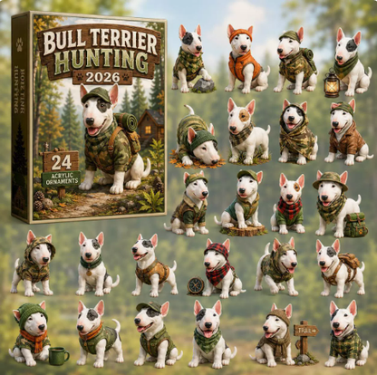 🎄Last Day 49% OFF –✨Everyday Bull Terrier Advent Calendar 2026 - 24-Day Festive Countdown