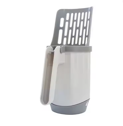 The Mess-Free Cat Litter Scoop - Cat Litter Scoop with Holder,2 in 1 Cat Scoop