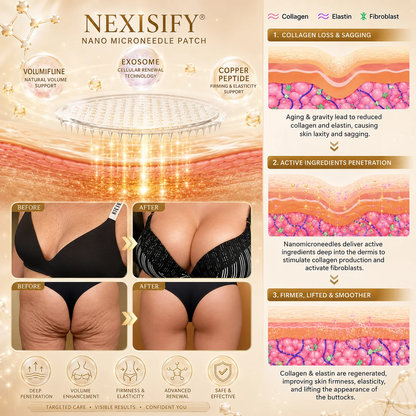 4-in-1 Bio-Curve Renewal · Nano Microneedle Patch