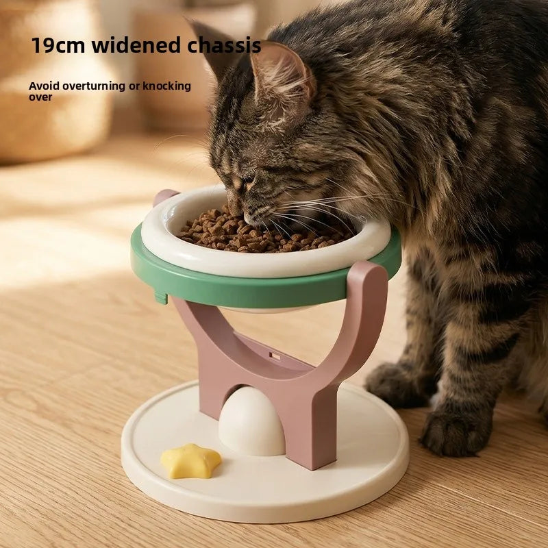 🔥2-in-1 Wall Mounted & Elevated Cat Bowl