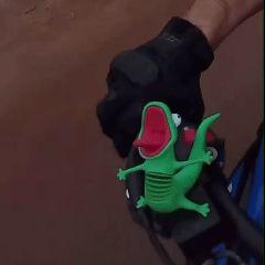 🦎Funny Shaking Lizard Fidget Toy, 3DPrinted Spring Wiggly Lizard
