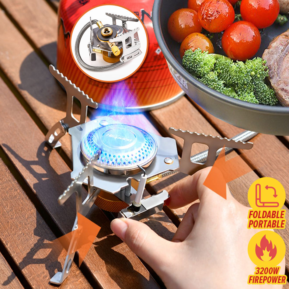 3700W Portable Camping Gas Stove with Piezo Ignition