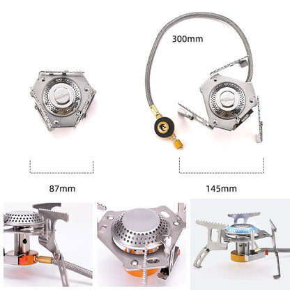 3700W Portable Camping Gas Stove with Piezo Ignition