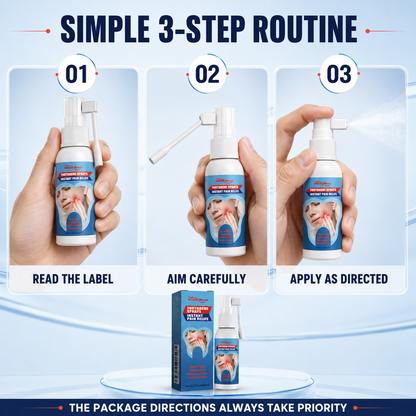 Oral Care Spray - Mouth Care Solution for Quick-Acting Toothache Relief