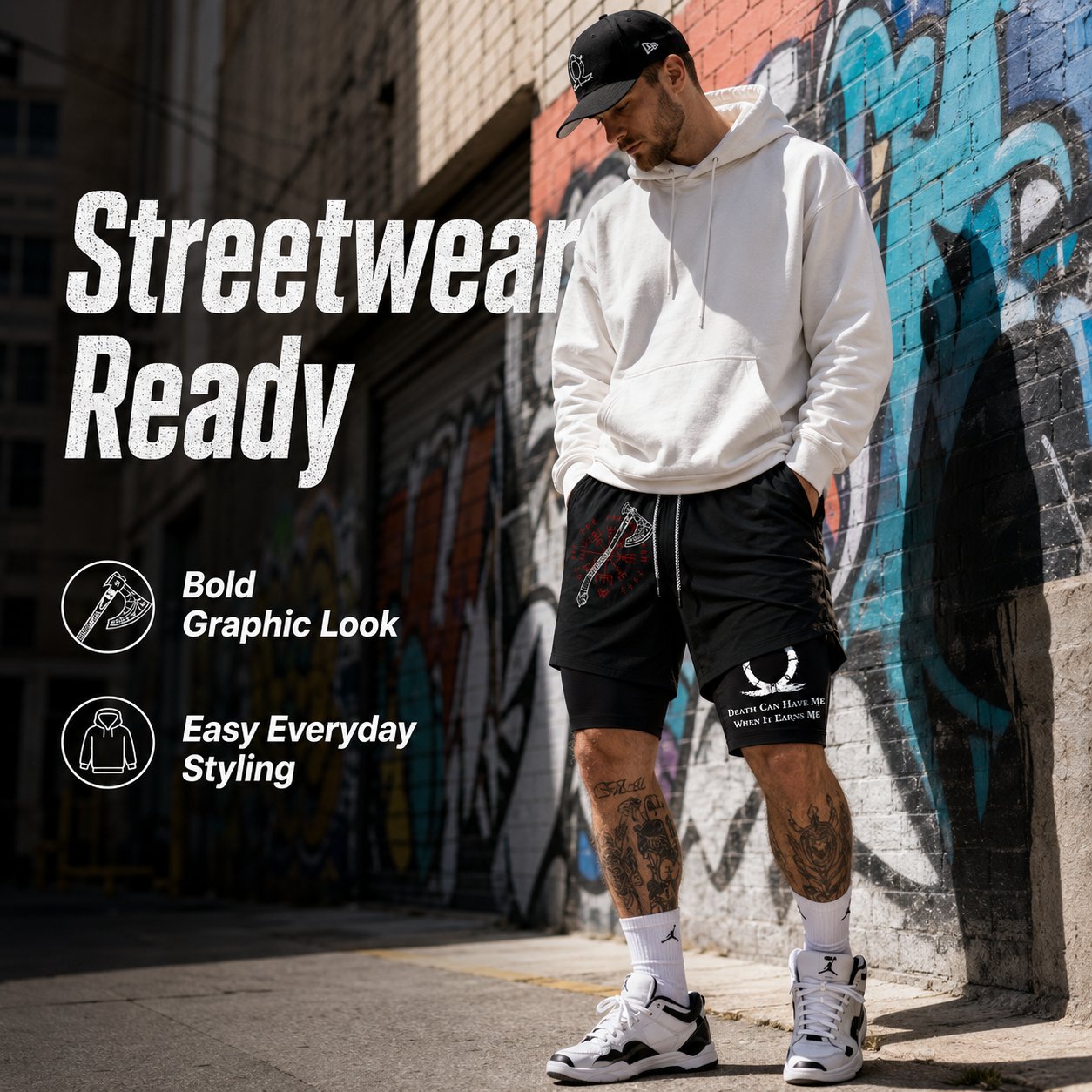🏃‍♂️ 2-in-1 Anti-Chafe Athletic Shorts - Silky-Soft Inner Liner Gym Shorts 🌴