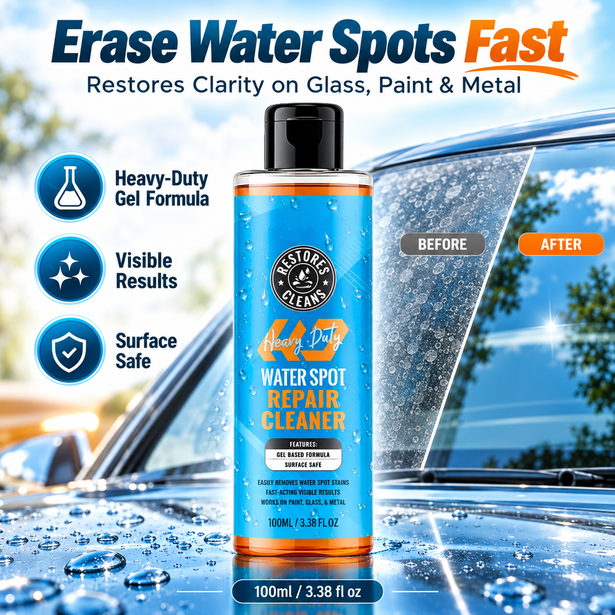 ✨ Pro Water Spot Eraser Gel