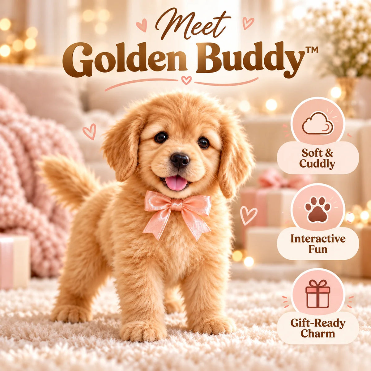 🎄Realistic Robot Golden Retriever Puppy