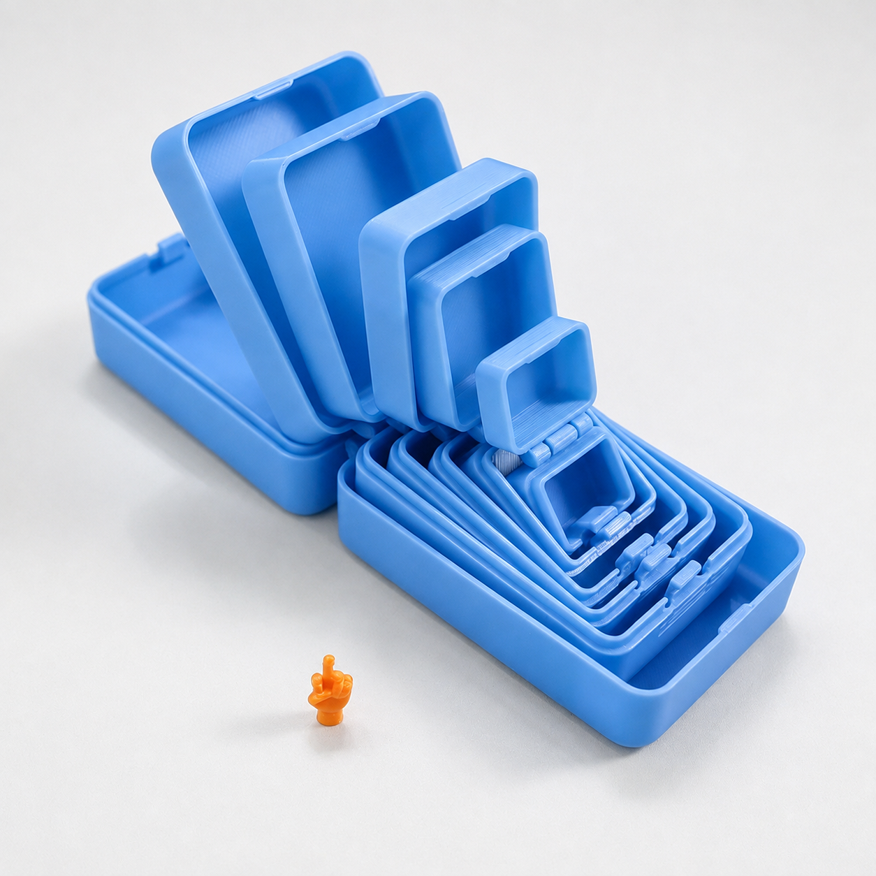 🎁 6-Layer Prank Nesting Box Set with Secret Miniature Figurine Surprise 🤣