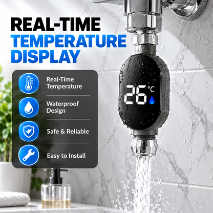 Shower Water Temperature Gauge, 1/2 Inch Sensor