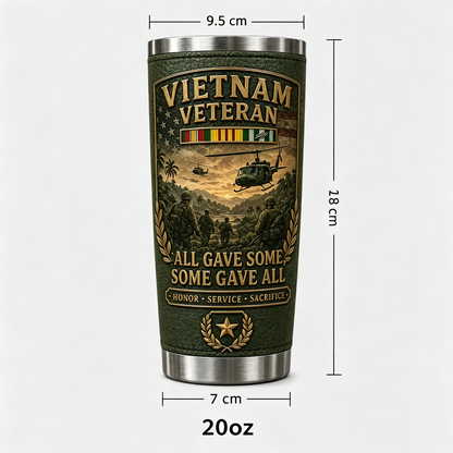 🔥 HOT SALE 🇺🇸 Vietnam War Veteran Commemorative Travel Tumbler