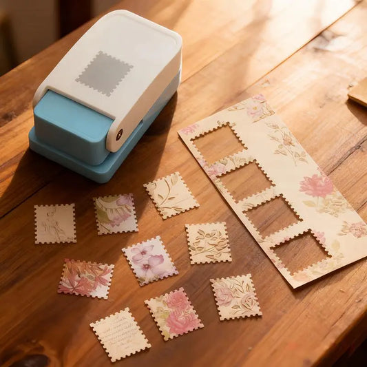 Stamp Punch Paper Cutter, 1" x 0.8" Postage Stamp Shape Paper Punch