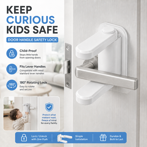 Doors Handles Kids Safety Lock Handles