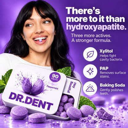 DR. Purple Toothpaste Tablets w/ Hydroxyapatite & PAP (90)