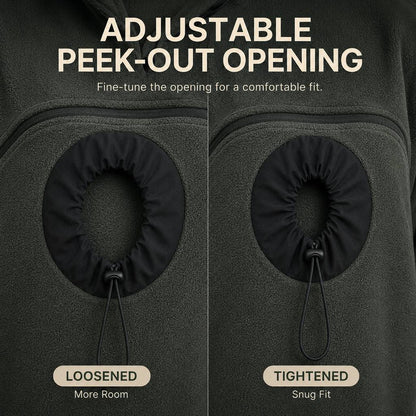Paws in Awe Hands-Free Pet Carrier Hoodie – Cozy Front Pouch for Cats & Small Dogs at Home & Everyday Outings