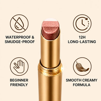 💄HOT SALE 💥 3-in-1 Gradient Eyeshadow Stick – One-Swipe, Waterproof, Curved Nib ✨