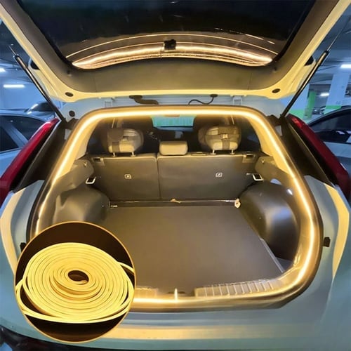 Universal Car Trunk LED Light Strip – Tool-Free No-Damage Cargo Area Lighting Upgrade