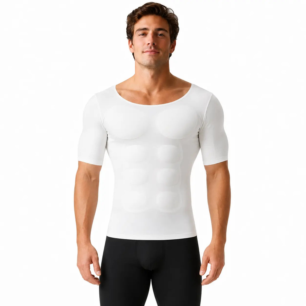 Valors Men's Seamless Muscle Tee with Removable Pads