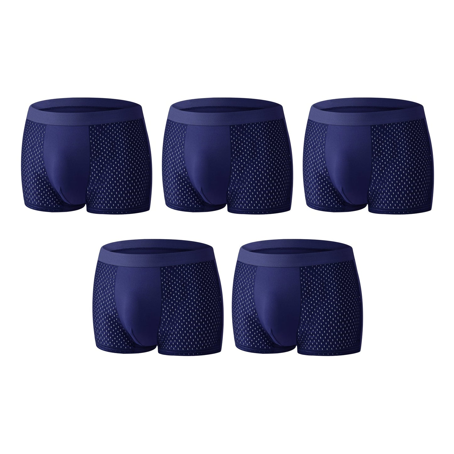 Premium Leakproof Ice Silk Mesh Men's Boxer Briefs