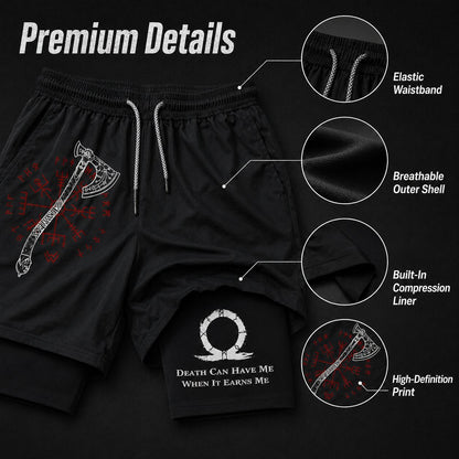 🏃‍♂️ 2-in-1 Anti-Chafe Athletic Shorts - Silky-Soft Inner Liner Gym Shorts 🌴
