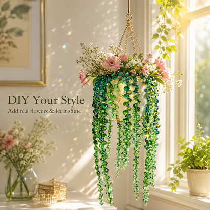 Creative Crystal Bead Necklace for Car Rearview Mirror