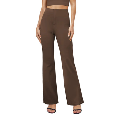 👖2026 Flex High-Waisted Elastic Yoga Pants for Women, featuring back pockets