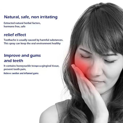 Oral Care Spray - Mouth Care Solution for Quick-Acting Toothache Relief
