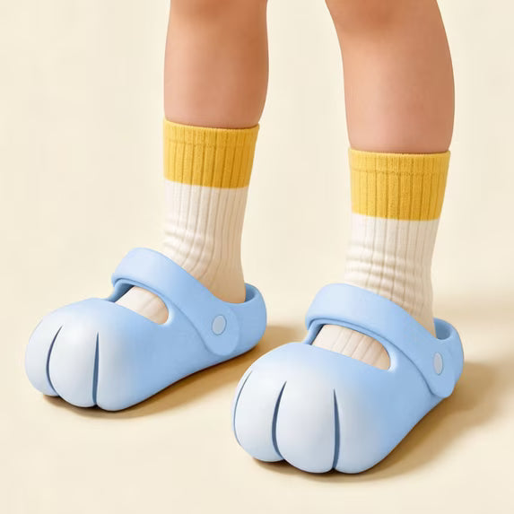 Kids Clogs Playful Cat Sandals for Breathable Summer