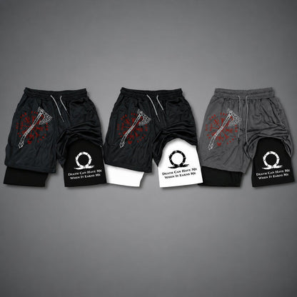 🏃‍♂️ 2-in-1 Anti-Chafe Athletic Shorts - Silky-Soft Inner Liner Gym Shorts 🌴