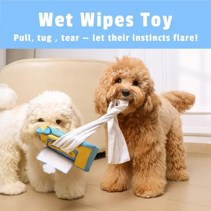 Realistic Tissue Box Snuffle Toy for Dogs (Treat-Dispensing)🐶