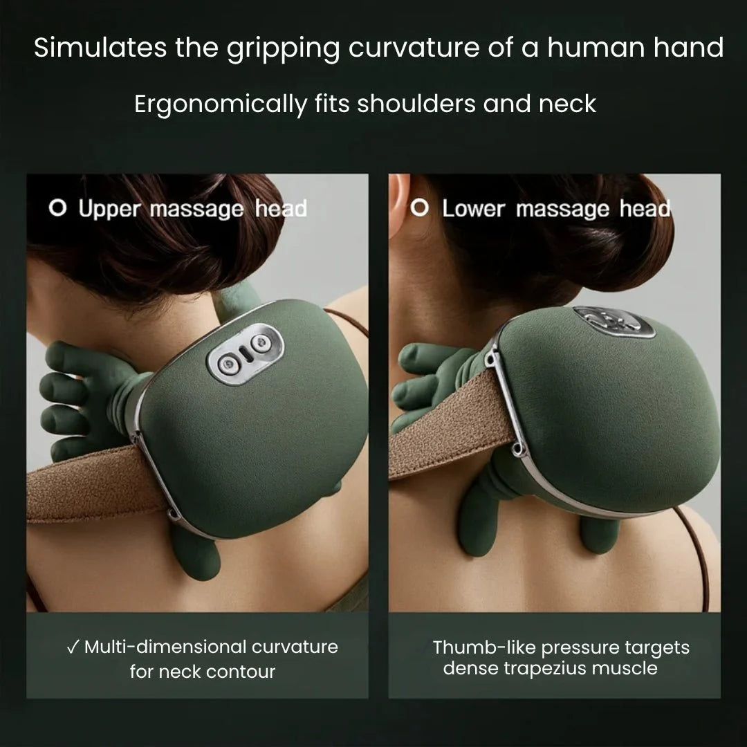 Real Hand Kneading Neck and Shoulder Massager