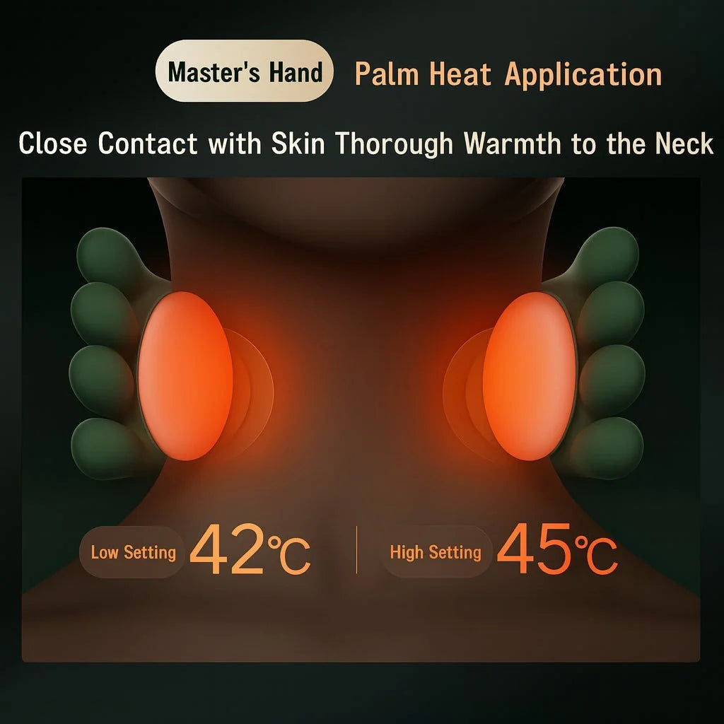 Real Hand Kneading Neck and Shoulder Massager