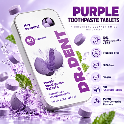 DR. Purple Toothpaste Tablets w/ Hydroxyapatite & PAP (90)