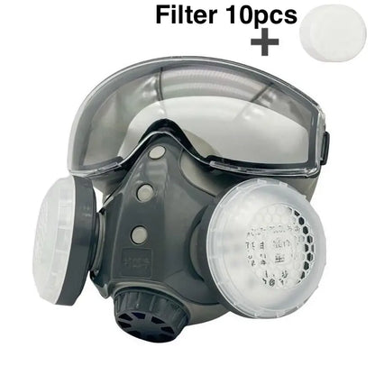 Dust-proof Integrated Respirator Mask with Goggles