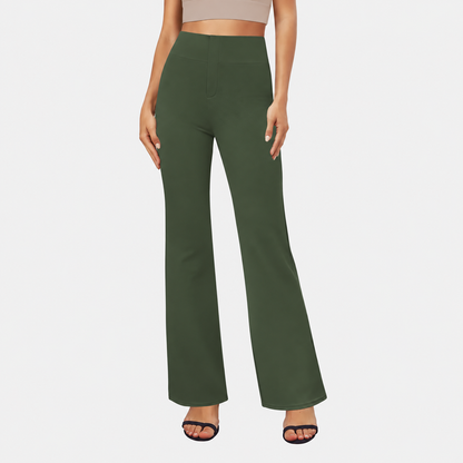 👖2026 Flex High-Waisted Elastic Yoga Pants for Women, featuring back pockets