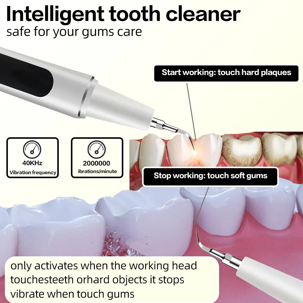 Electric Tartar Remover for Teeth with LED Light
