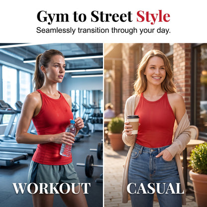 🏆Hot Sale⚡Vibrant Racerback Sports Cami Top