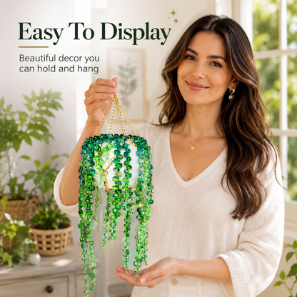 Creative Crystal Bead Necklace for Car Rearview Mirror